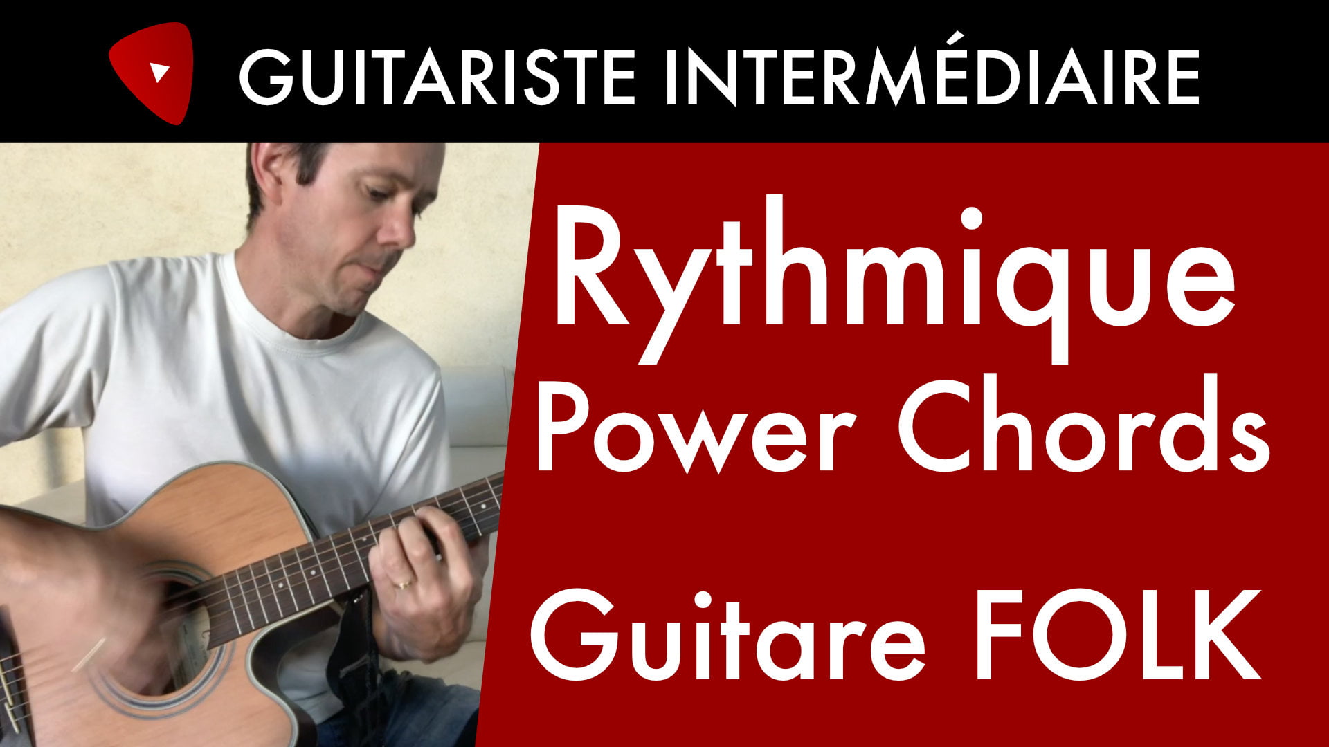 Rythmique guitare power chords