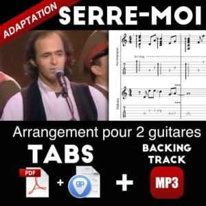 Tablature Serre-moi Goldman