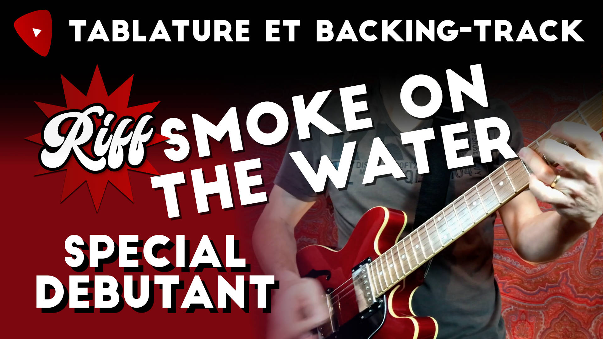 Riff Smoke on the water guitare électrique