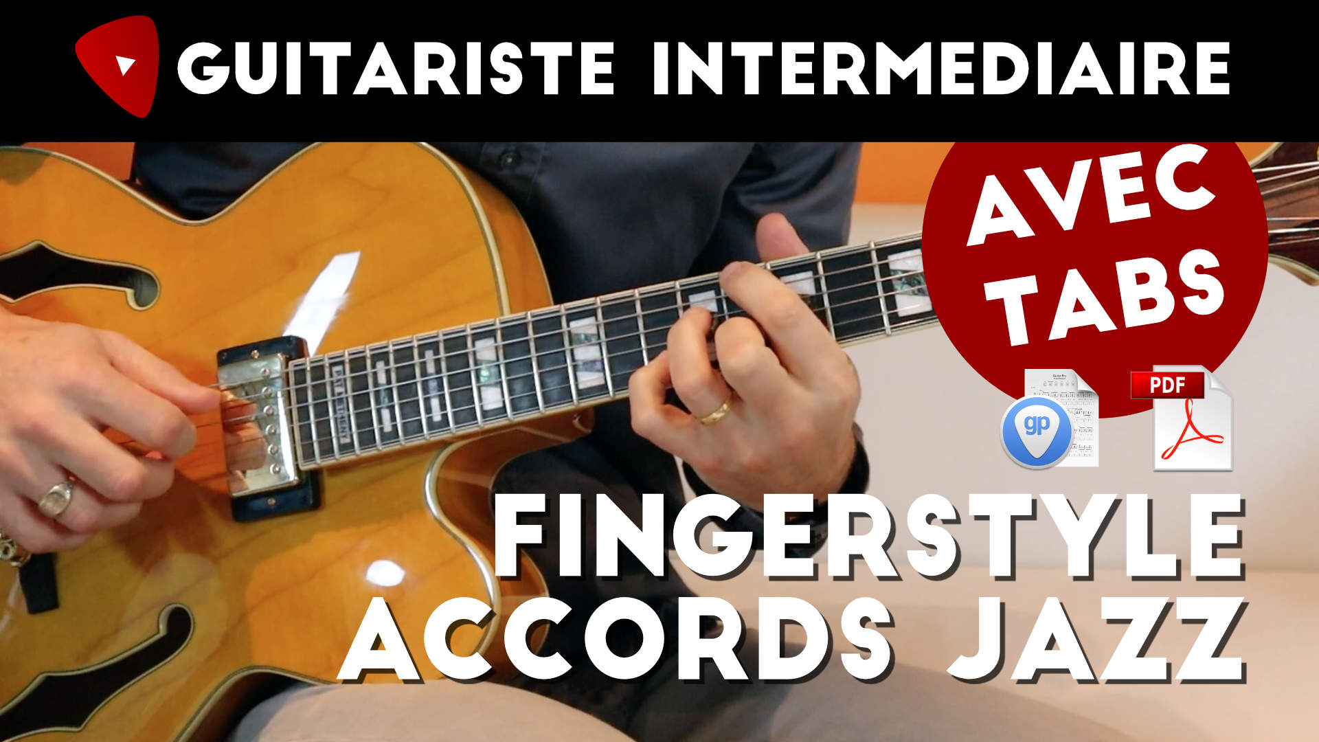 Fingerstyle : accords jazz en sol