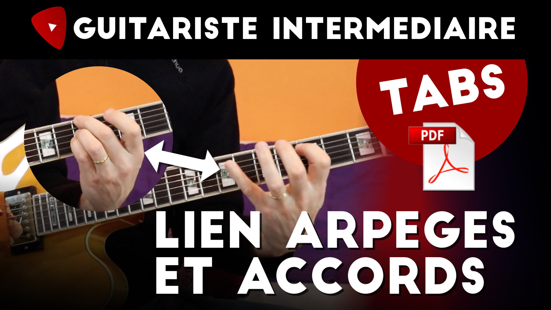 Lien accords et arpèges à la guitare
