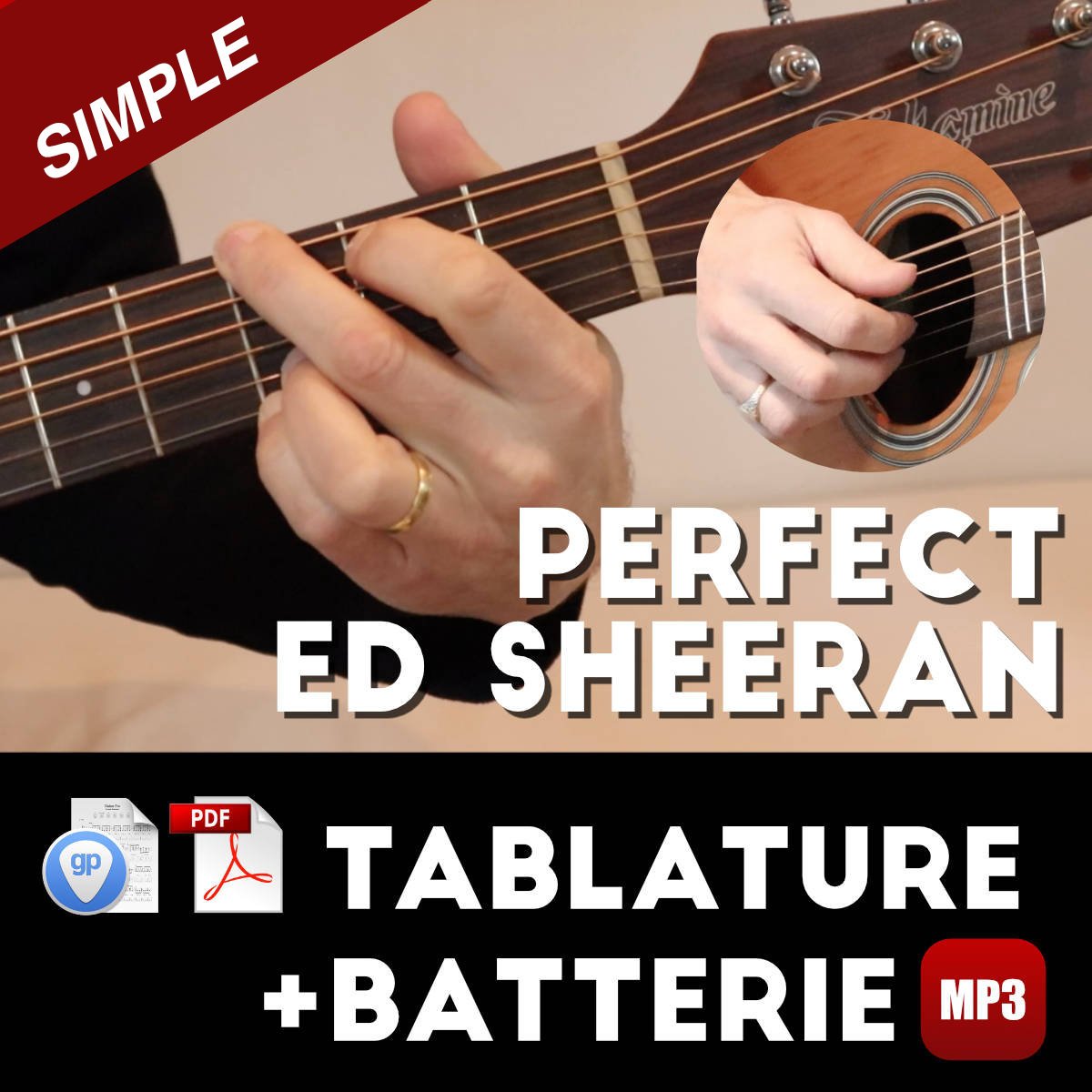 Apprendre Perfect Ed Sheeran à la guitare folk